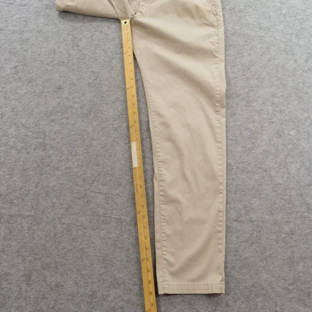 Birddogs Boom Boomstick Pants Beige Chino Flat Front Golf Mid Rise